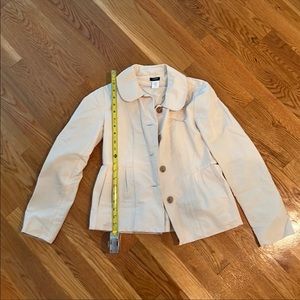 Jcrew cropped rain jacket 0